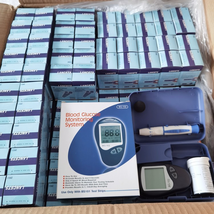 packing box of Large Screen Blood Glucose Meter