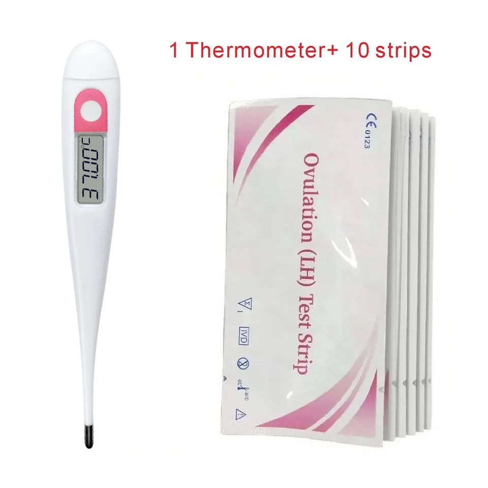 Basal Body Thermometer With Ovulation Strips